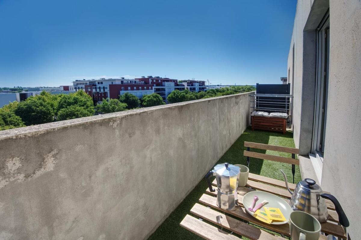 La Palm Room ~ Climatisation ~ Balcon ~ Parking Nîmes Buitenkant foto